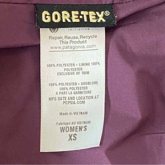 Patagonia Pink Piolet Gore-Tex Winter Ski Jacket Extra Small SEE DESCRIPTION - Picture 12 of 16